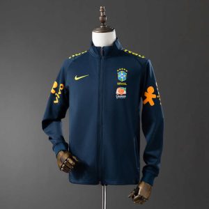 Retro Brasil 2022/23 Vindjakke Kongeblå Herre Fotballdrakt