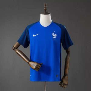 Retro Frankrike EM 2016 Hjemmedrakt Mørkeblå Herre Fotballdrakt