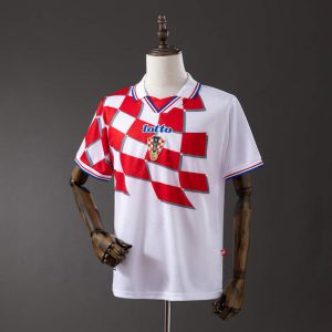 Retro Kroatia 1998 Hjemmedrakt Herre Fotballdrakt