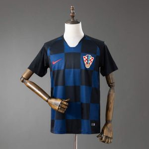 Retro Kroatia 2018 Bortedrakt Herre Fotballdrakt