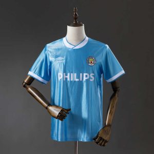 Retro Manchester City 1986/87 Hjemmedrakt Fotballdrakt Herre