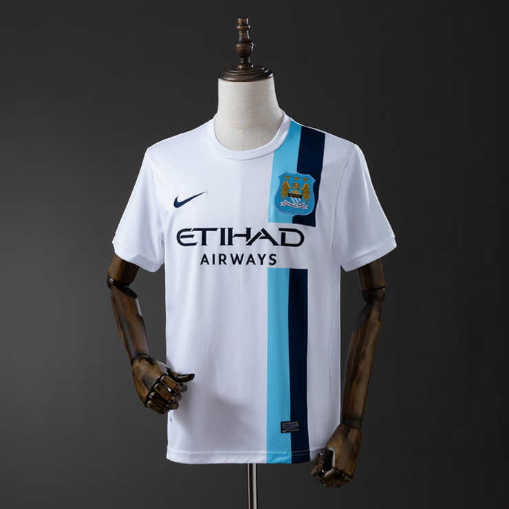 Retro Manchester City 2013/14 Tredjedrakt Fotballdrakt Herre