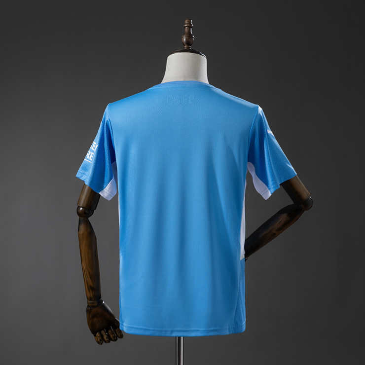Retro Manchester City 2021/22 Hjemmedrakt Fotballdrakt Herre