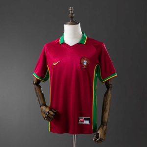 Retro Portugal 1997/98 Hjemmedrakt Fotballdrakt Herre