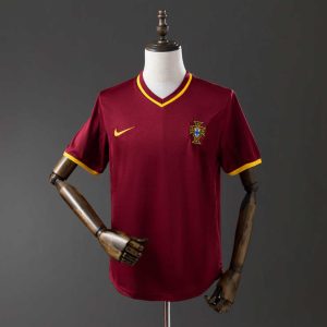 Retro Portugal 2000 Hjemmedrakt Fotballdrakt Herre