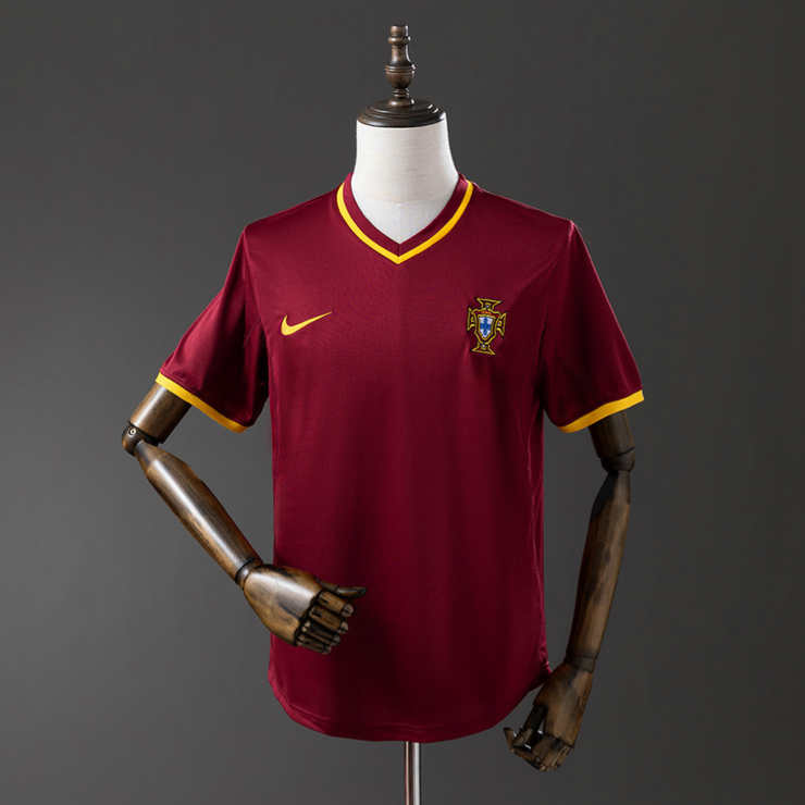 Retro Portugal 2000 Hjemmedrakt Fotballdrakt Herre