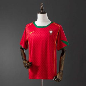 Retro Portugal 2004 Hjemmedrakt Fotballdrakt Herre