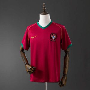 Retro Portugal 2006 Hjemmedrakt Fotballdrakt Herre