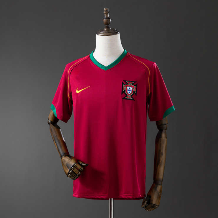 Retro Portugal 2006 Hjemmedrakt Fotballdrakt Herre