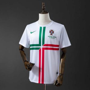 Retro Portugal 2012 Bortedrakt Fotballdrakt Herre