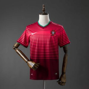 Retro Portugal 2014 Hjemmedrakt Fotballdrakt Herre