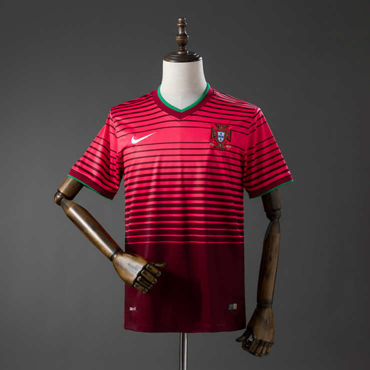 Retro Portugal 2014 Hjemmedrakt Fotballdrakt Herre