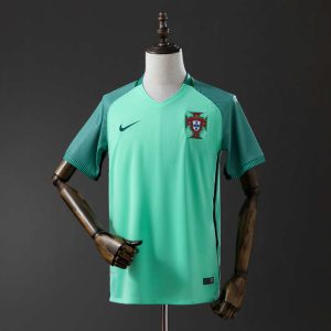 Retro Portugal 2016 Bortedrakt Fotballdrakt Herre