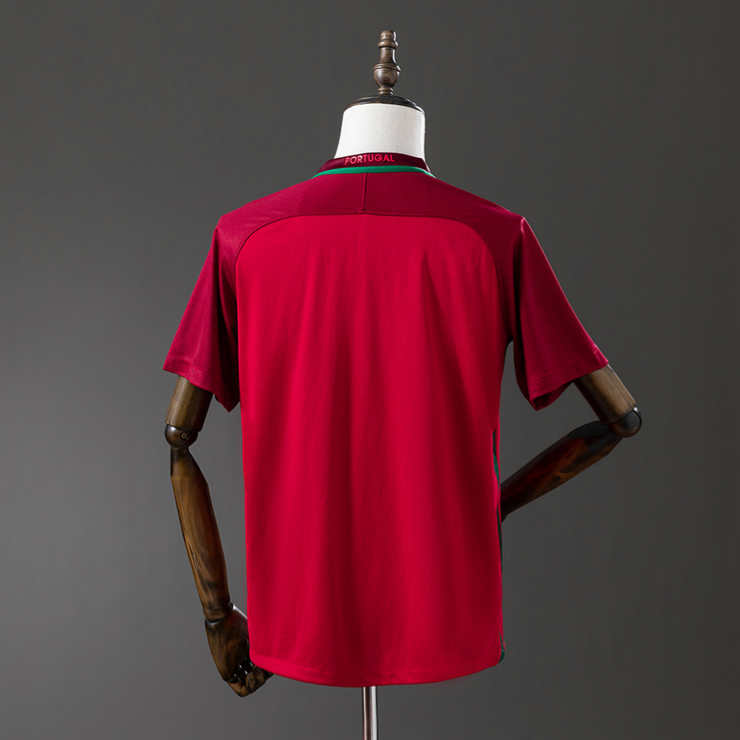Retro Portugal 2016 Hjemmedrakt Fotballdrakt Herre
