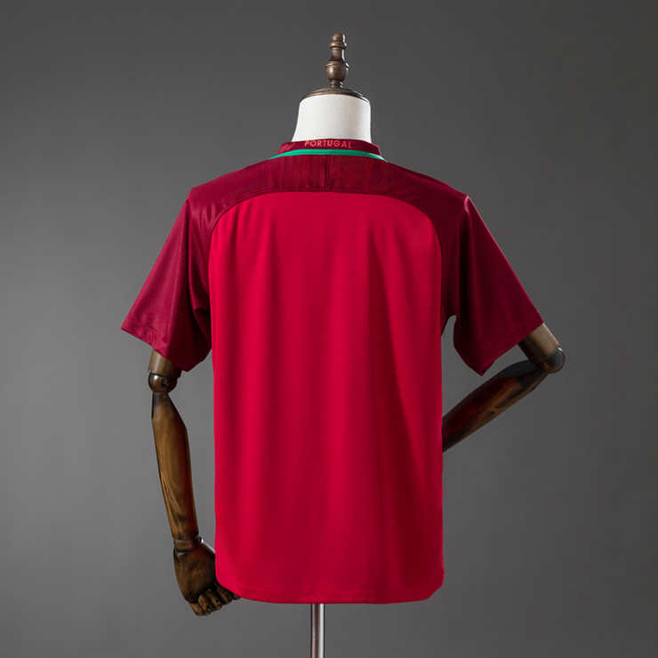 Retro Portugal 2018 Hjemmedrakt Fotballdrakt Herre