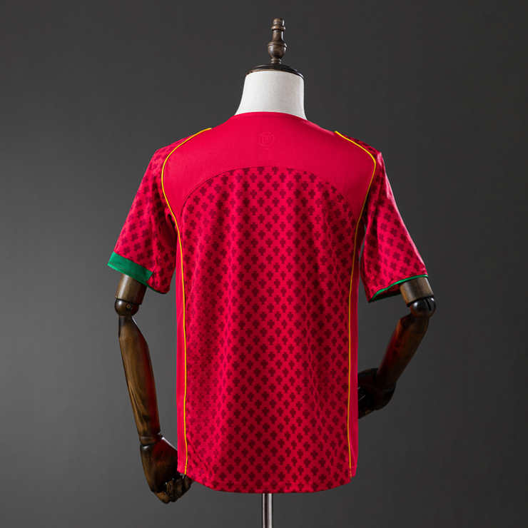 Retro Portugal 2024 Hjemmedrakt Fotballdrakt Herre