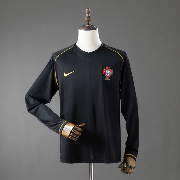 Retro Portugal Bortedrakt 2006 Langermet Herre Fotballdrakt