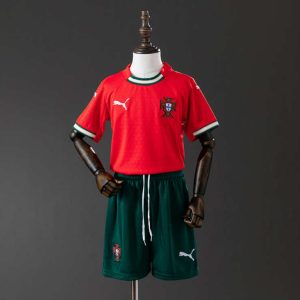 Retro Portugal Hjemmedrakt 2025/26 Barn Fotballdraktsett
