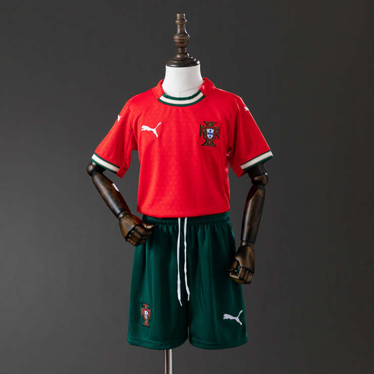 Retro Portugal Hjemmedrakt 2025/26 Barn Fotballdraktsett