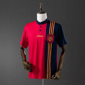 Retro Spania 1996 Hjemmedrakt Fotballdrakt Herre