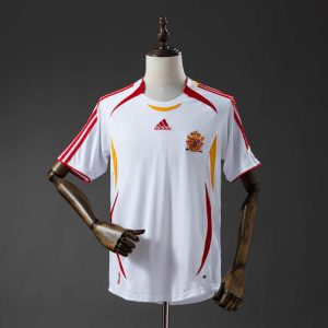 Retro Spania 2006 Bortedrakt Fotballdrakt Herre