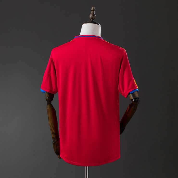 Retro Spania 2010 Hjemmedrakt Fotballdrakt Herre