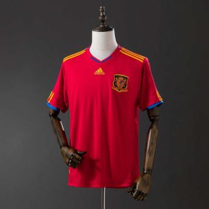 Retro Spania 2010 Hjemmedrakt Fotballdrakt Herre