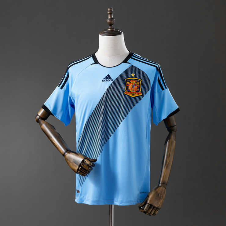 Retro Spania 2012 Bortedrakt Fotballdrakt Herre