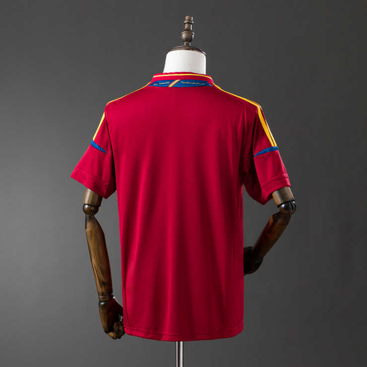 Retro Spania 2012 Hjemmedrakt Fotballdrakt Herre