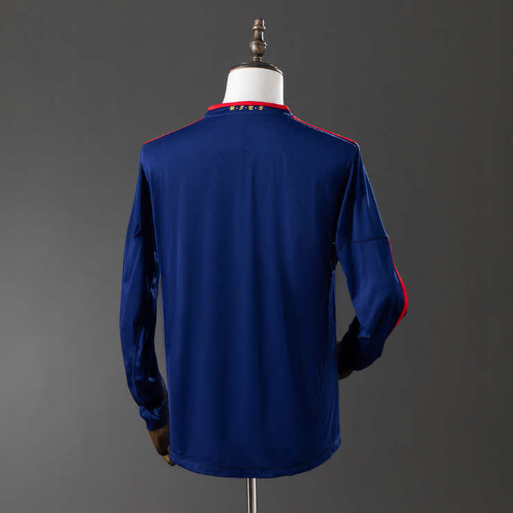 Retro Spania Bortedrakt 2010 Langermet Herre Fotballdrakt