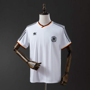 Retro Tyskland 1986 Hjemmedrakt Herre Fotballdrakt