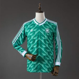 Retro Tyskland 1990/91 Bortedrakt Langermet Herre Fotballdrakt