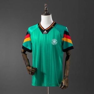 Retro Tyskland 1992 Bortedrakt Herre Fotballdrakt
