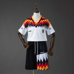 Retro Tyskland 1994 Hjemmedrakt Barn Fotballdraktsett