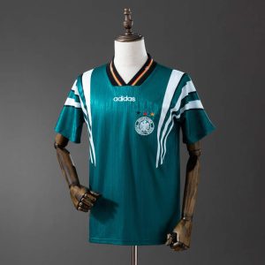 Retro Tyskland 1996 Bortedrakt Herre Fotballdrakt