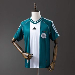 Retro Tyskland 1998 Bortedrakt Herre Fotballdrakt