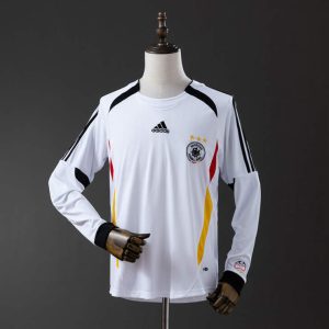 Retro Tyskland 2006 Hjemmedrakt Langermet Herre Fotballdrakt