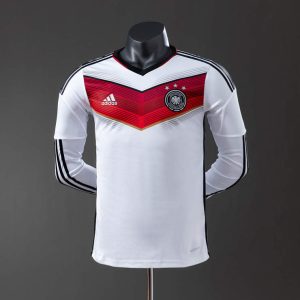 Retro Tyskland 2014 Hjemmedrakt Langermet Herre Fotballdrakt