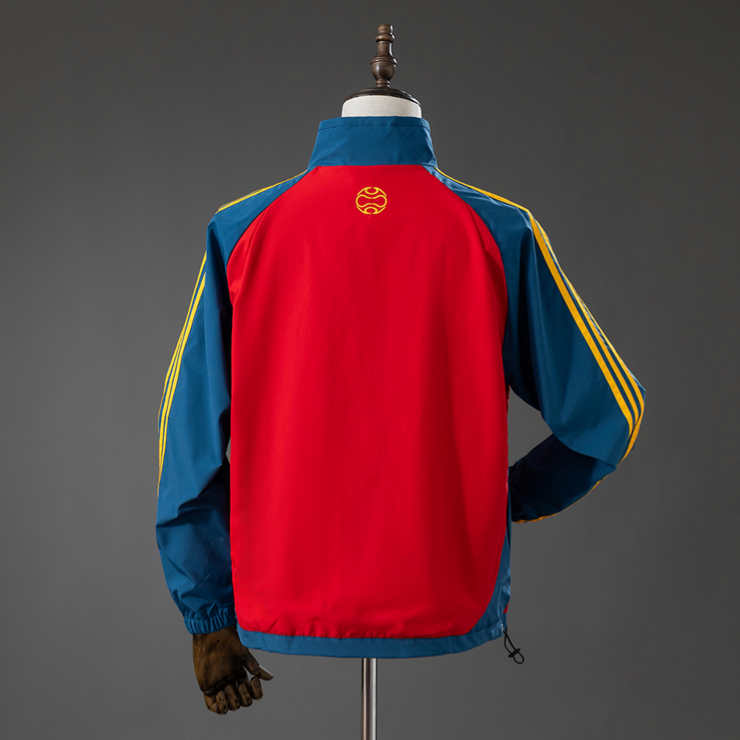 Spania 2006/07 Retro Vindjakke Fotball Rød Herre