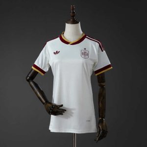 Spania VM 2026 Bortedrakt Dame Kortermet Fotballdrakt