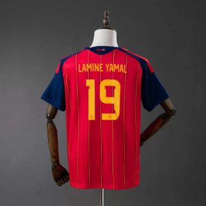 Spania VM 2026 Hjemmedrakt Lamine Yamal 19 Fotballdrakt Herre