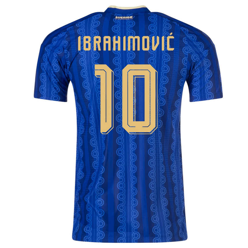Sverige Bortedrakt VM 2026 Zlatan Ibrahimović 10 Herre Kortermet Fotballdrakt