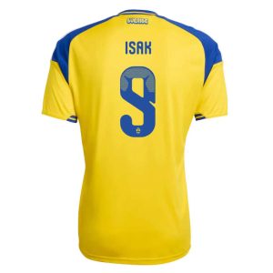 Sverige Hjemmedrakt VM 2026 Alexander Isak 9 Herre Kortermet Fotballdrakt