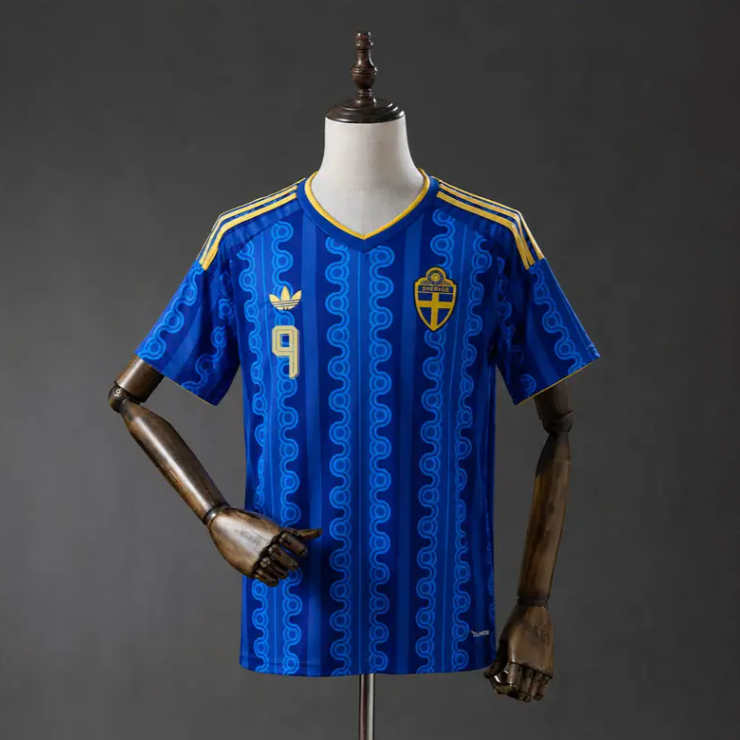 Sverige VM 2026 Bortedrakt Alexander Isak 9 Fotballdrakt Herre