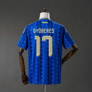 Sverige VM 2026 Bortedrakt Viktor Gyökeres 17 Fotballdrakt Herre