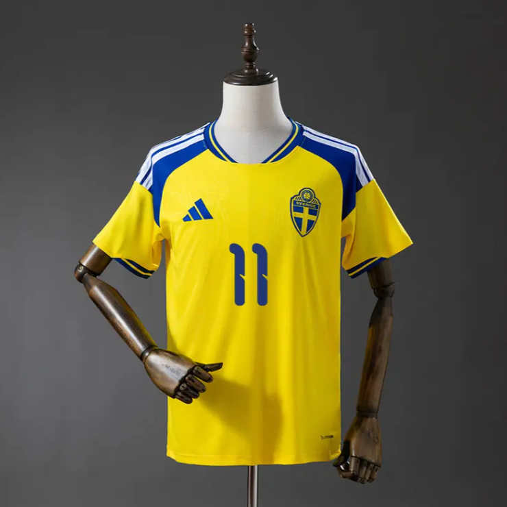 Sverige VM 2026 Hjemmedrakt Anthony Elanga 11 Fotballdrakt Herre
