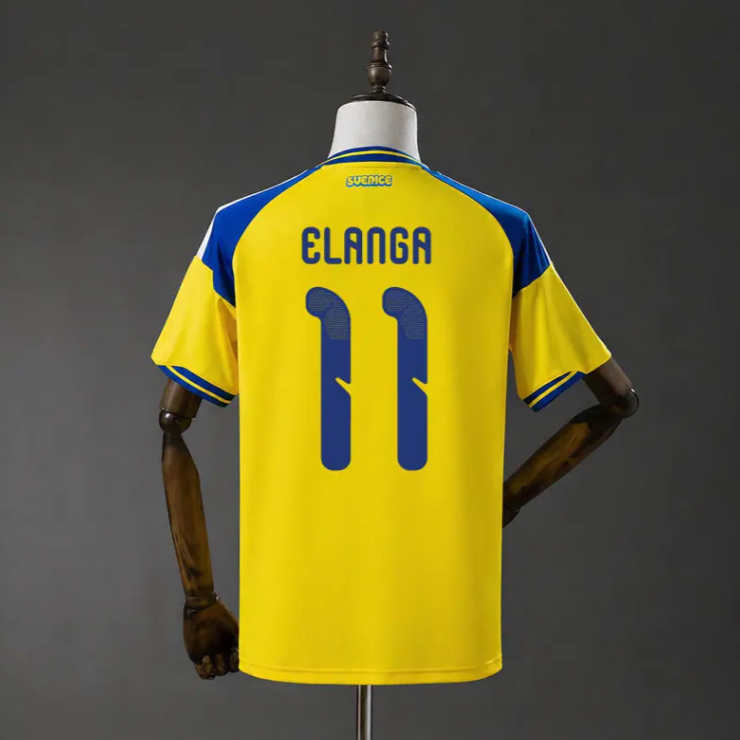 Sverige VM 2026 Hjemmedrakt Anthony Elanga 11 Fotballdrakt Herre
