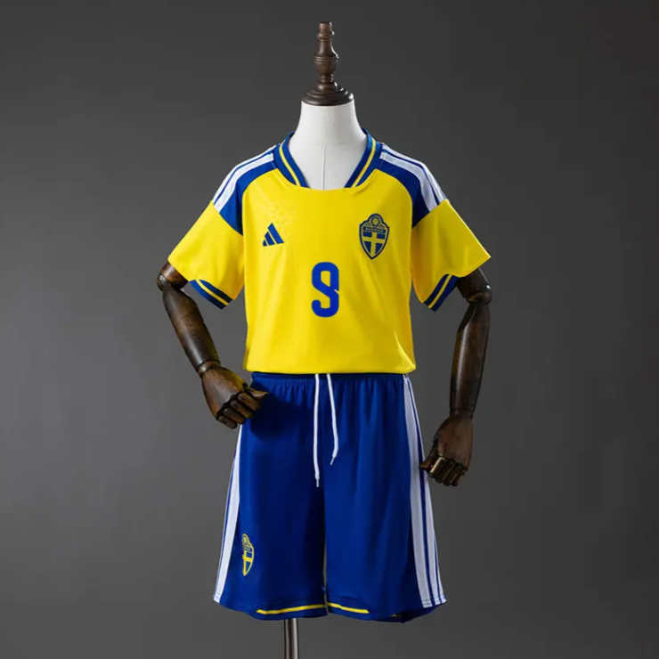 Sverige VM 2026 Hjemmedrakt Barn Alexander Isak 9 Fotballdrakt Sett