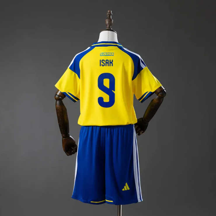 Sverige VM 2026 Hjemmedrakt Barn Alexander Isak 9 Fotballdrakt Sett
