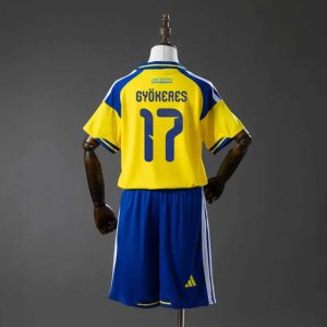 Sverige VM 2026 Hjemmedrakt Barn Viktor Gyökeres 17 Fotballdrakt Sett